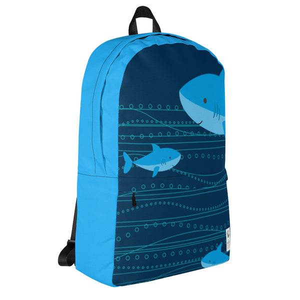 Backpack_Summer Collection Sharks Blue