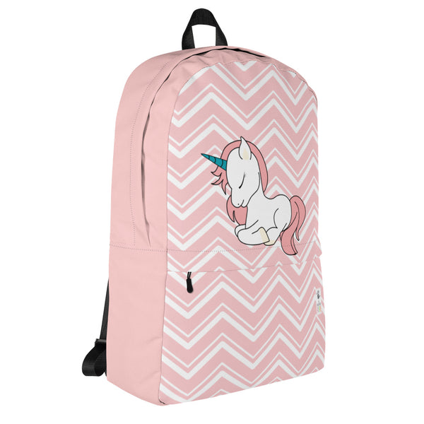 Backpack_Chevron Pretty Unicorn Pink