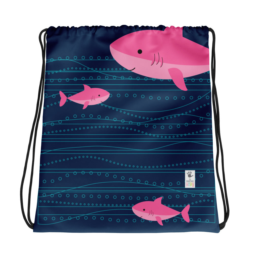 Drawstring Bag_Shark Pink