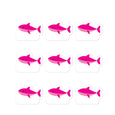 Stickers_ Shark Pink