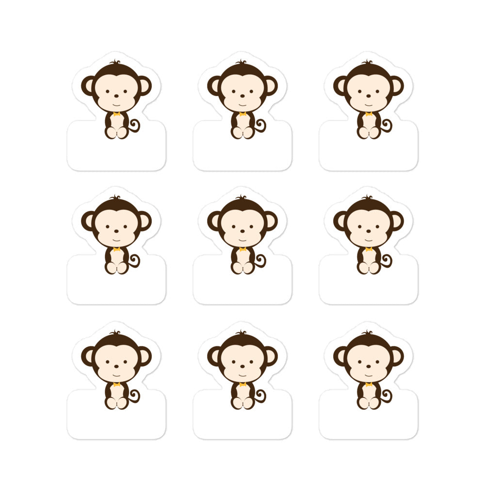 Stickers_Bow Tie Monkey