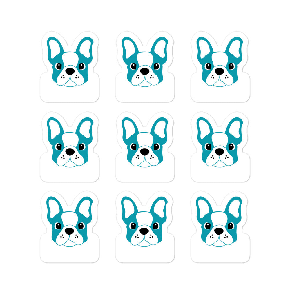 Stickers_Puppy Teal