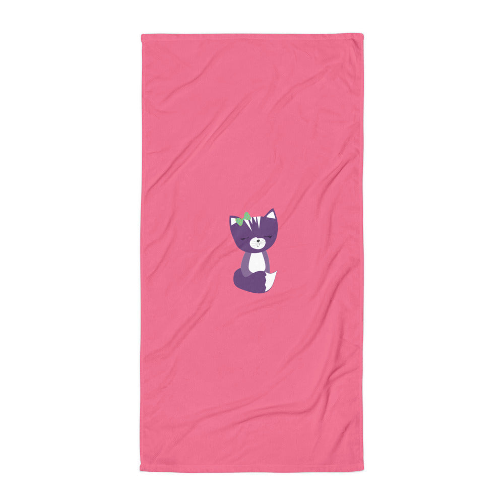 Towel_Solid Pink Smarty Pants