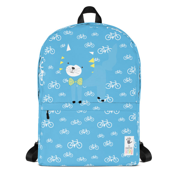 Backpack_My Bike Silly Kitty Blue