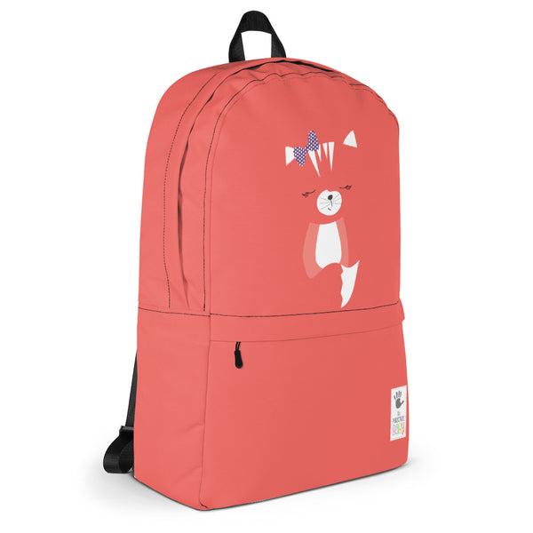 Backpack_Solid Red Hidden Kitten