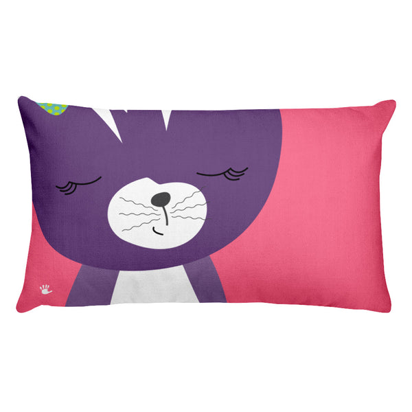 Premium Pillow_Solid Pink Smarty Pants