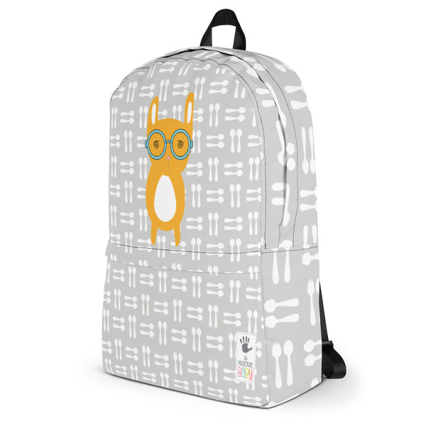 Backpack_Hungry Funny Bunny Grey