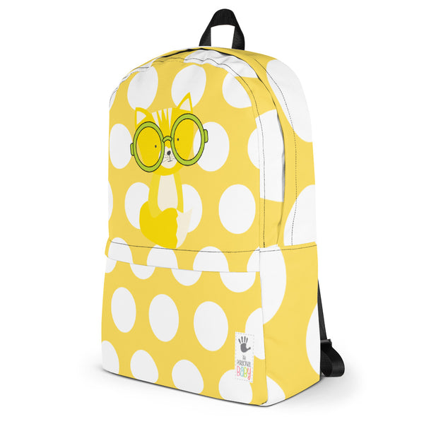 Backpack_Polka Dottie Smarty Pants Yellow