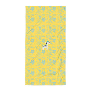 Towel_Cinema Zebra Yellow