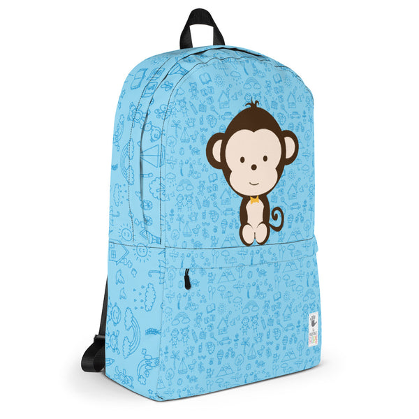 Backpack_My Everything Cheeky Monkey Blue