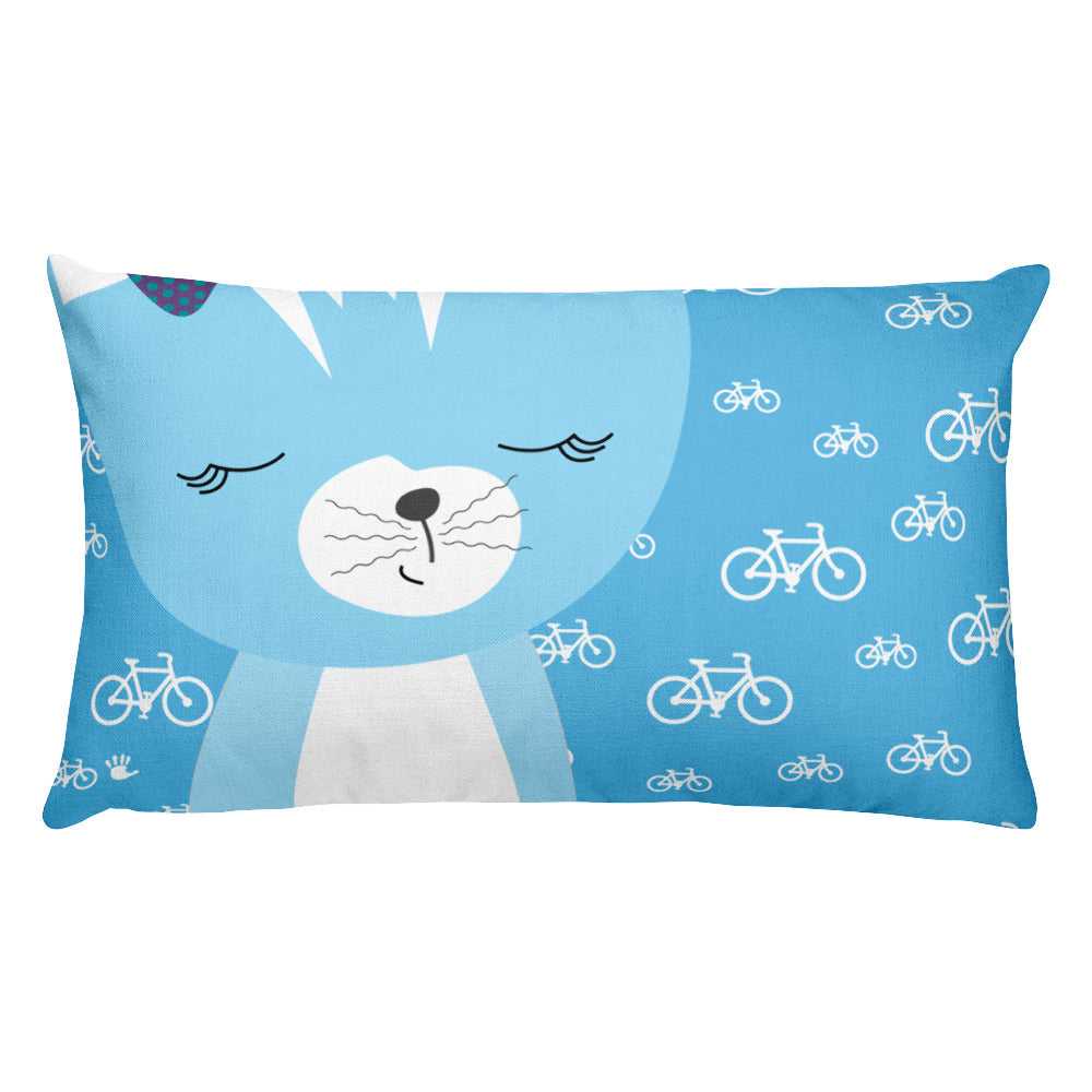 Premium Pillow_My Bike Smarty Pants Blue