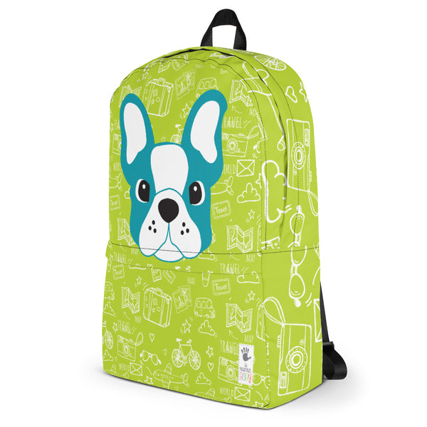 Backpack_See The World Little FB Pup Green Blue