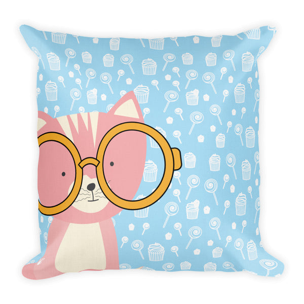 Premium Pillow_Sweetie Smarty Pants Blue Pink