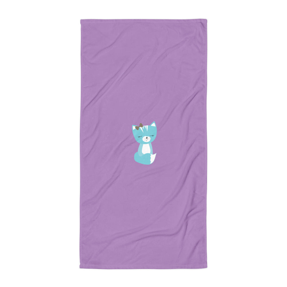 Towel_Solid Purple Smarty Pants