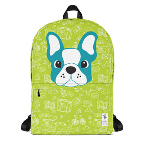 Backpack_See The World Little FB Pup Green Blue