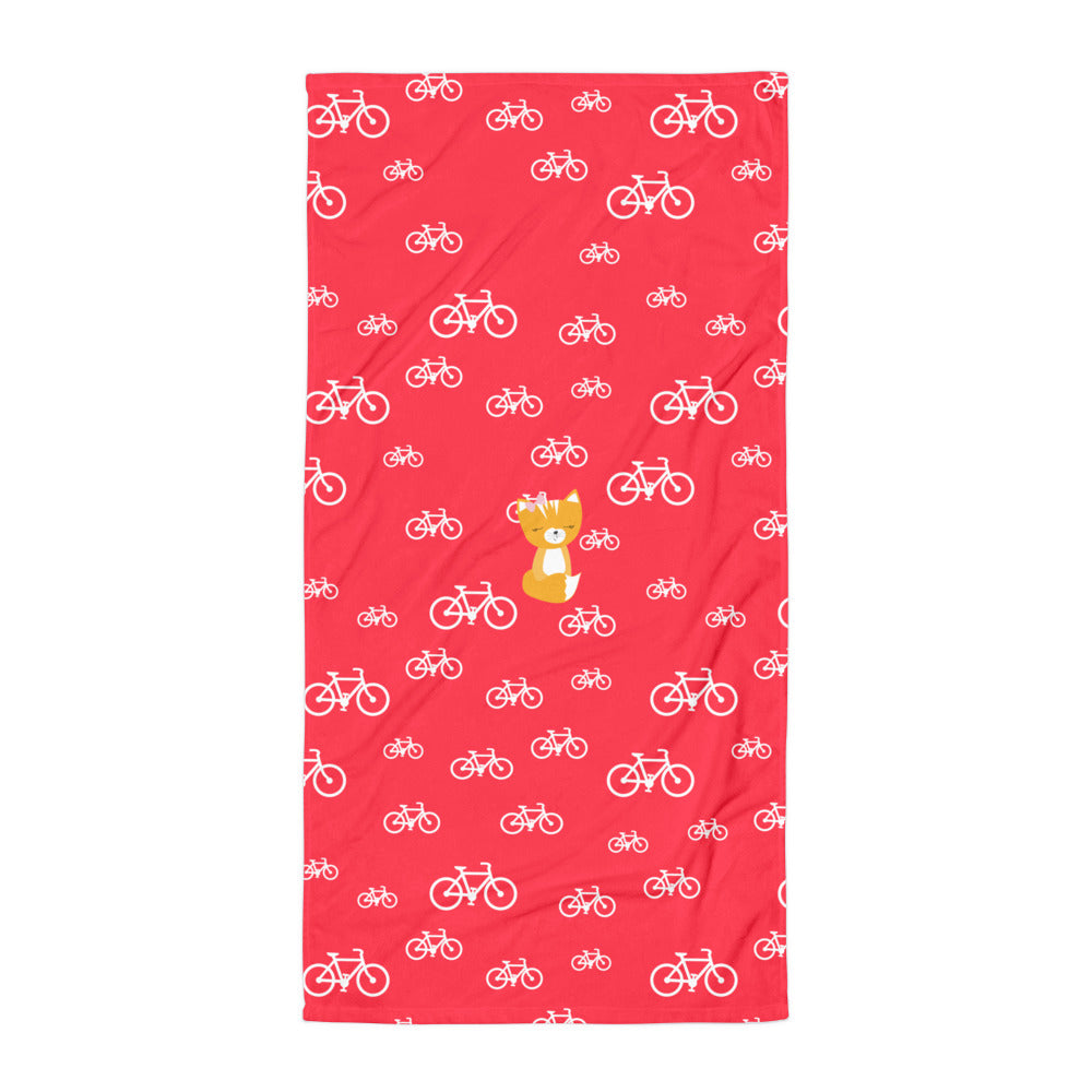 Towel_My Bike Smarty Pants Red