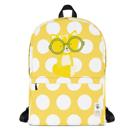 Backpack_Polka Dottie Smarty Pants Yellow