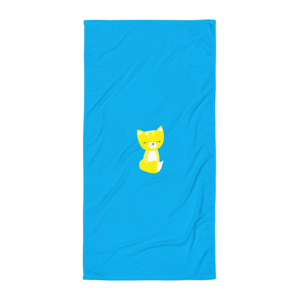 Towel_Solid Blue Smarty Pants
