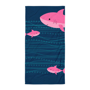 Towel_Summer Collection Shark Pink